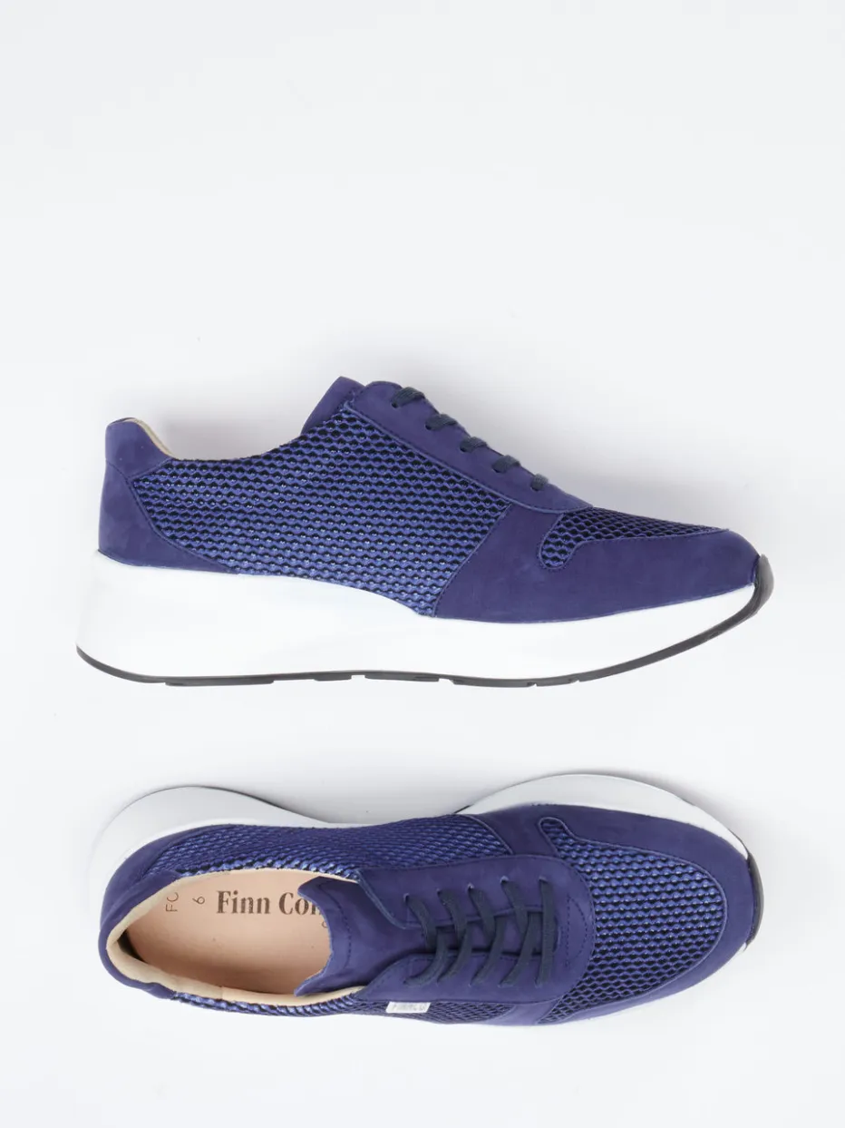 Damen Finn Comfort – Komfort-Sneaker aus Veloursleder und Mesh