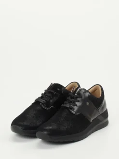 – Komfort-Sneaker aus Stretch und Leder*Finn Comfort