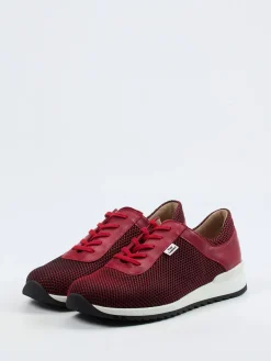 – Komfort-Sneaker aus Nappaleder und Mesh dunkel*Finn Comfort Discount