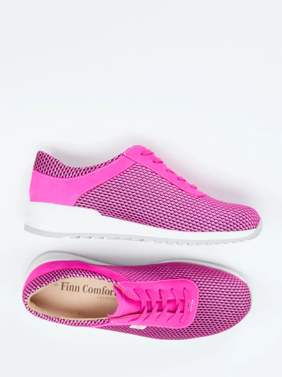 Damen Finn Comfort – Komfort-Sneaker aus Mesh und Nubukleder