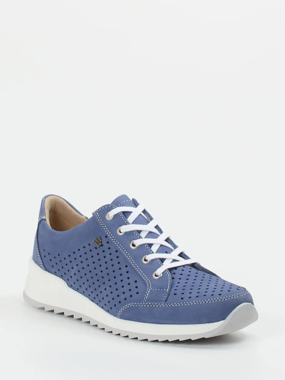 – Komfort-Sneaker aus Nubukleder jeans*Finn Comfort Outlet