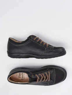 – Komfort-Sneaker aus Kalbleder Dunkelbraun*Finn Comfort Outlet