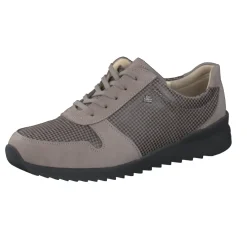 Damen Finn Comfort – Komfort-Sneaker aus Nubukleder taupe