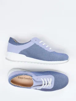 Damen Finn Comfort – Komfort-Sneaker aus Textil in Lavendel