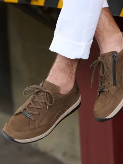 Herren Finn Comfort – Komfort-Sneaker aus Nubukleder