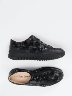 Damen Finn Comfort – Komfort-Sneaker aus geprägtem Leder