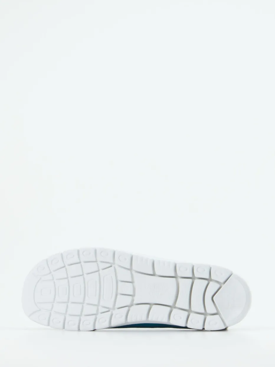 Damen Finn Comfort – Komfort-Sneaker aus Veloursleder petrol