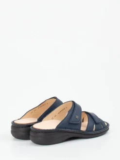 Damen Finn Comfort – Pantolette aus Kalbleder Dunkel