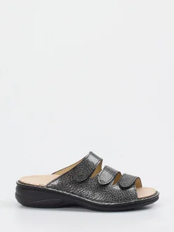 – Pantolette aus Lackleder anthrazit*Finn Comfort Hot