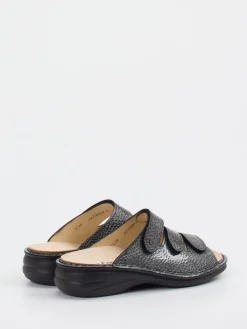 – Pantolette aus Lackleder anthrazit*Finn Comfort Hot