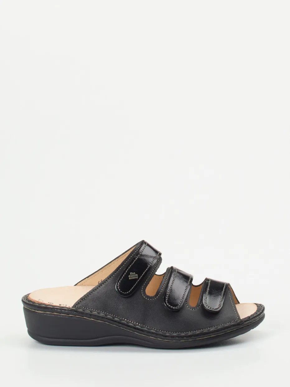 Damen Finn Comfort – Pantolette aus Lackleder