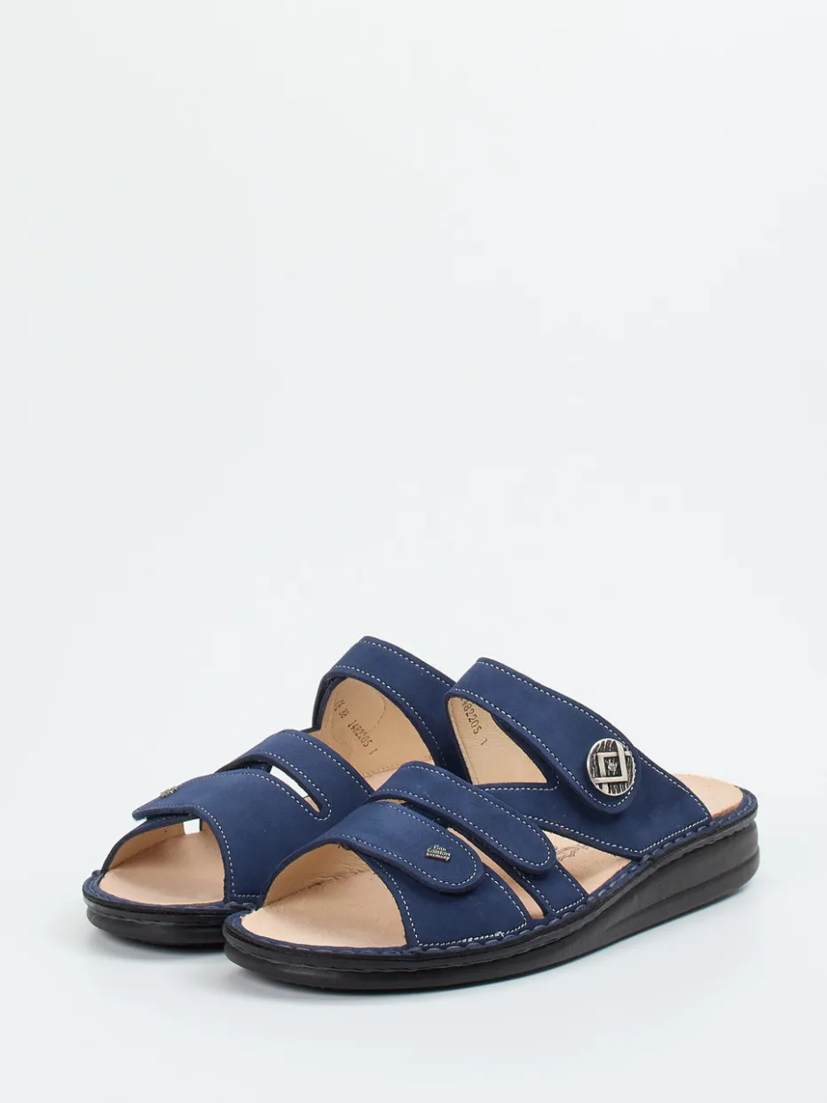 – Pantolette aus Nubukleder marine*Finn Comfort Online