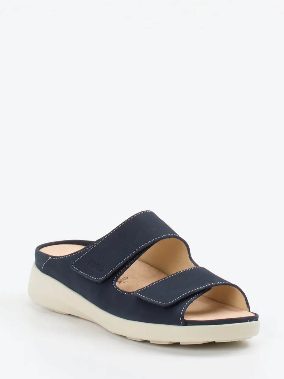 – Pantolette aus Nubukleder Dunkel*Finn Comfort Best