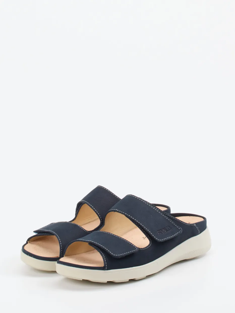 – Pantolette aus Nubukleder Dunkel*Finn Comfort Best