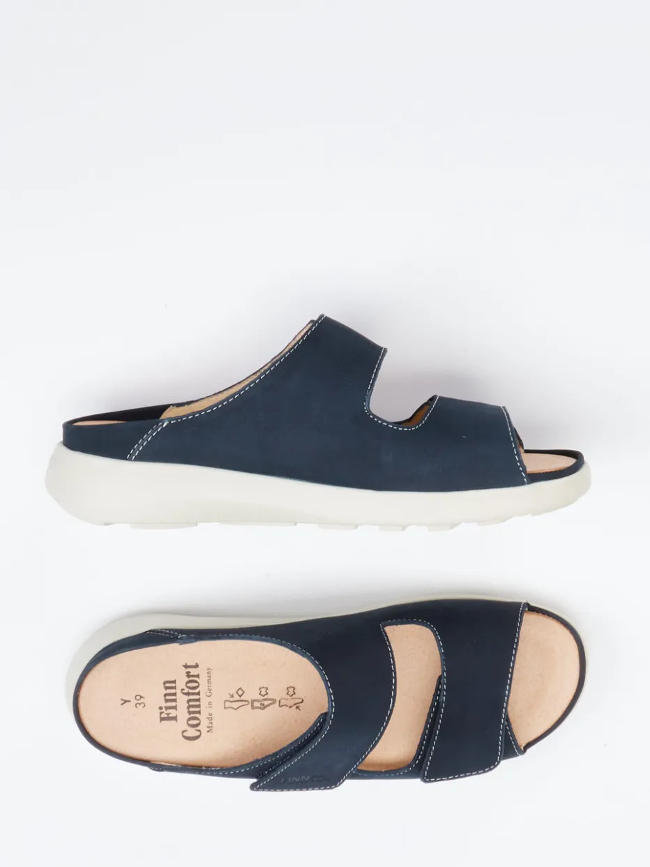 – Pantolette aus Nubukleder Dunkel*Finn Comfort Best