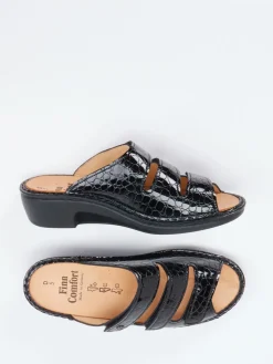 – Pantolette aus Reptilleder*Finn Comfort Clearance