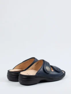 Damen Finn Comfort – Pantolette aus Kalbleder Dunkel