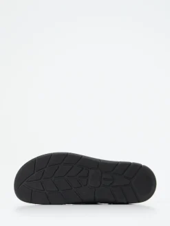 Herren Finn Comfort – Pantolette aus Nubukleder dunkel