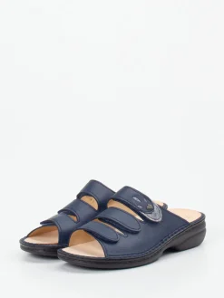 Damen Finn Comfort – Pantolette aus Kalbleder Dunkel