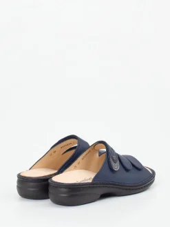 Damen Finn Comfort – Pantolette aus Kalbleder Dunkel