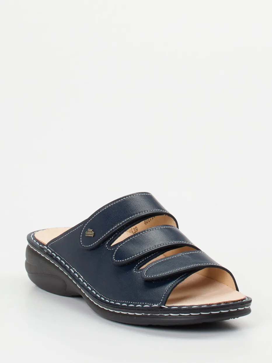 – Pantolette aus Kalbleder Dunkel*Finn Comfort Discount