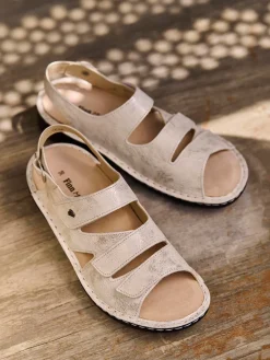 – Sandale aus Metallicleder in*Finn Comfort Clearance