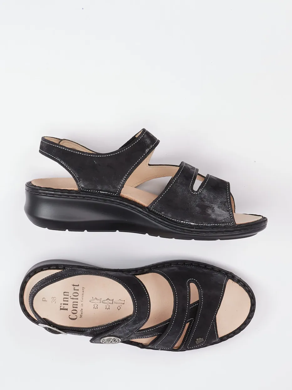 – Sandalen aus Metallicleder ergonomisch*Finn Comfort