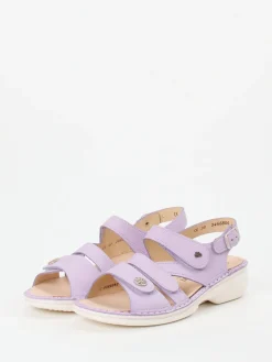 Damen Finn Comfort – Sandalen aus Kalbleder in Flieder