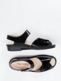 Damen Finn Comfort – Sandalen aus Lackleder