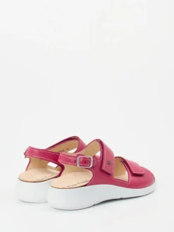 Damen Finn Comfort – Sandaletten aus Kalbleder Himbeerrosa