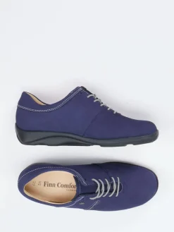 – Schnürschuh aus Nubukleder marine*Finn Comfort