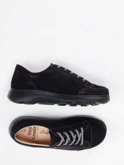 – Schnürschuh aus Veloursleder dunkel*Finn Comfort Online