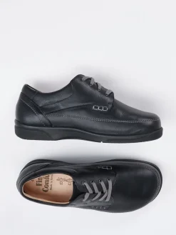 Herren Finn Comfort – Schnürschuh aus Kalbleder in Anthrazit