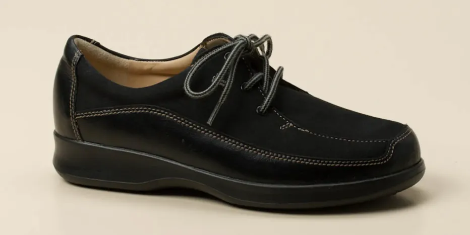 Damen Finn Comfort – Schnürschuh aus Nubukleder