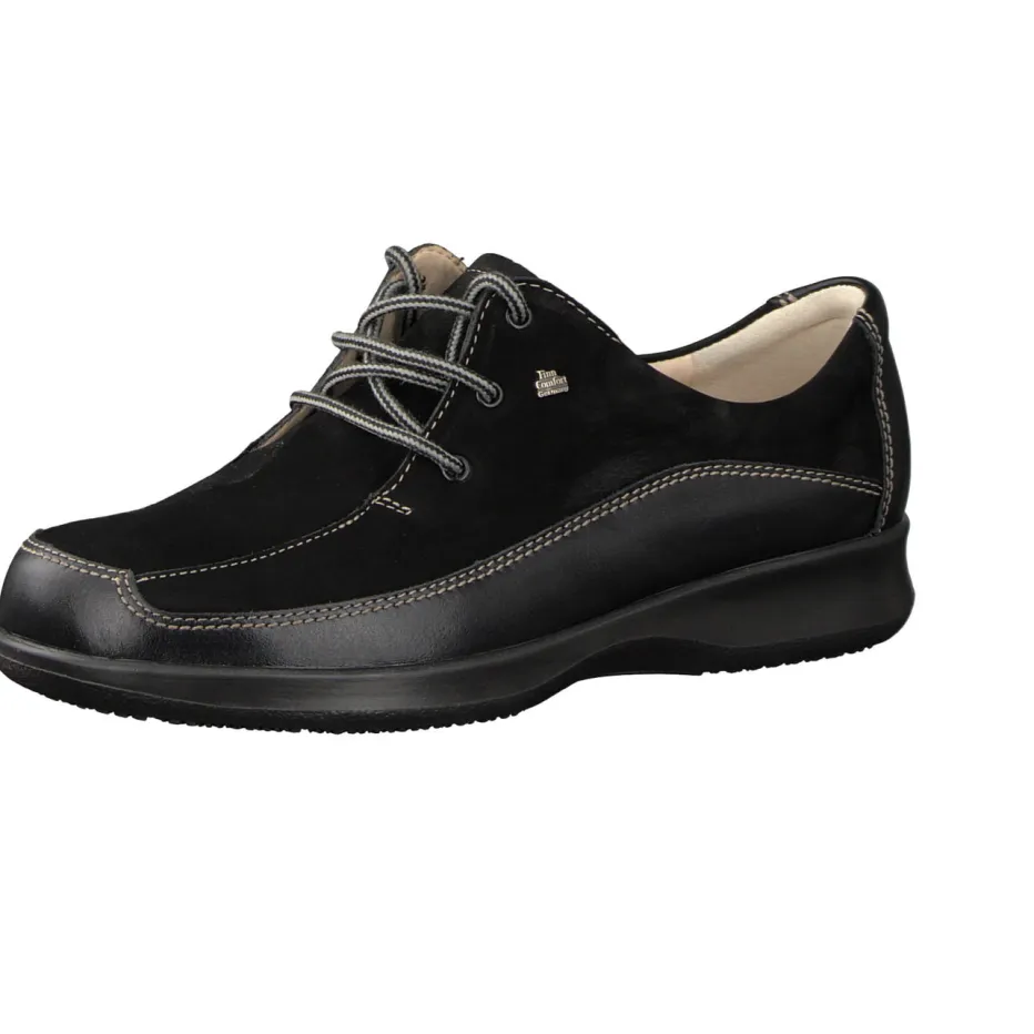 Damen Finn Comfort – Schnürschuh aus Nubukleder
