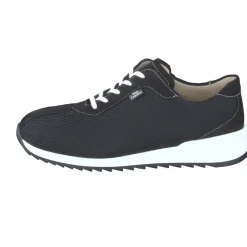 Damen Finn Comfort – Schnürschuhe aus Stretchmesh und Veloursleder