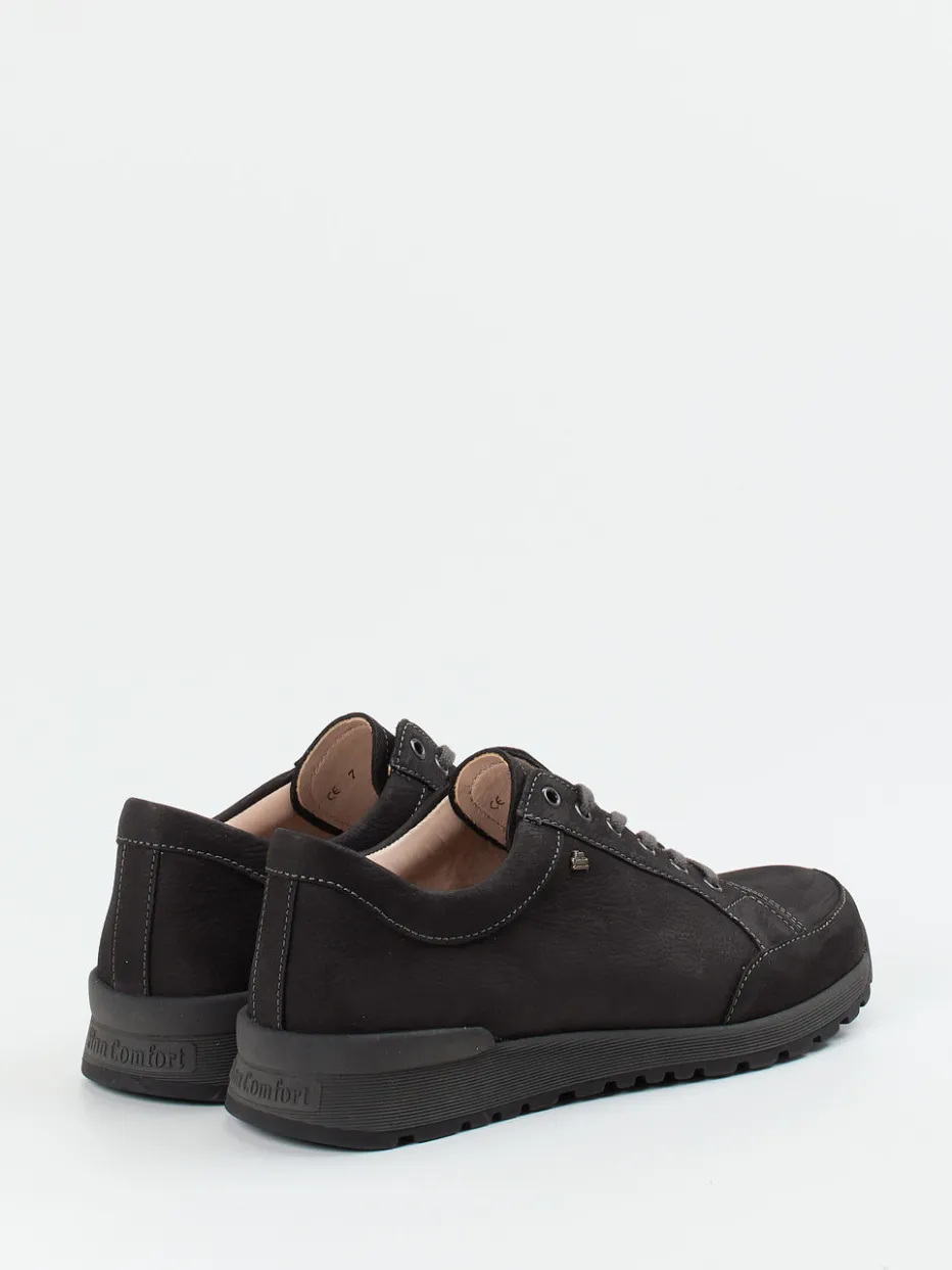 Herren Finn Comfort – Schnürschuhe aus Nubukleder in Anthrazit