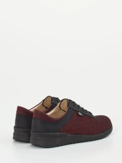 Damen Finn Comfort – Schnürschuhe aus Mesh und Nubukleder