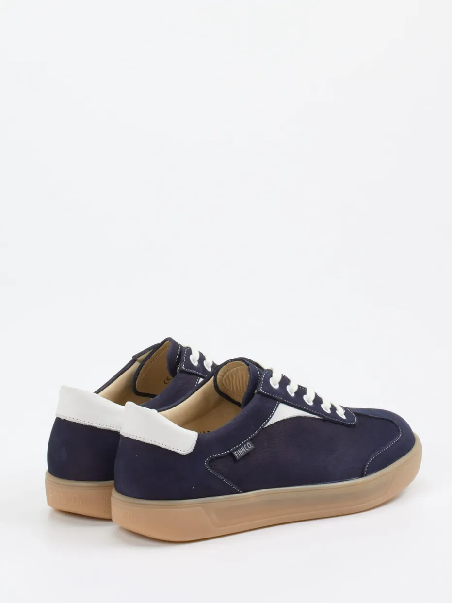 Damen Finn Comfort – Sneaker aus Nubukleder Dunkel