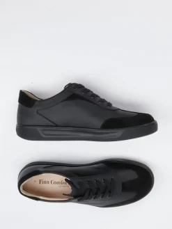 Herren Finn Comfort – Sneaker aus Velour- und Glattleder