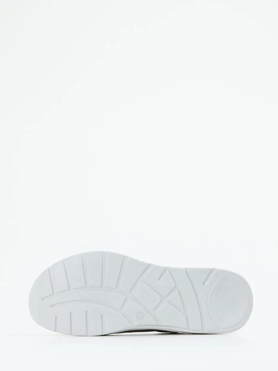 Damen Finn Comfort – Sneaker aus Kalbleder in Olivbeige