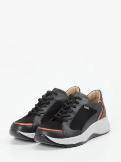 – Sneaker aus Kalbleder mit Nubukdetails*Finn Comfort Sale