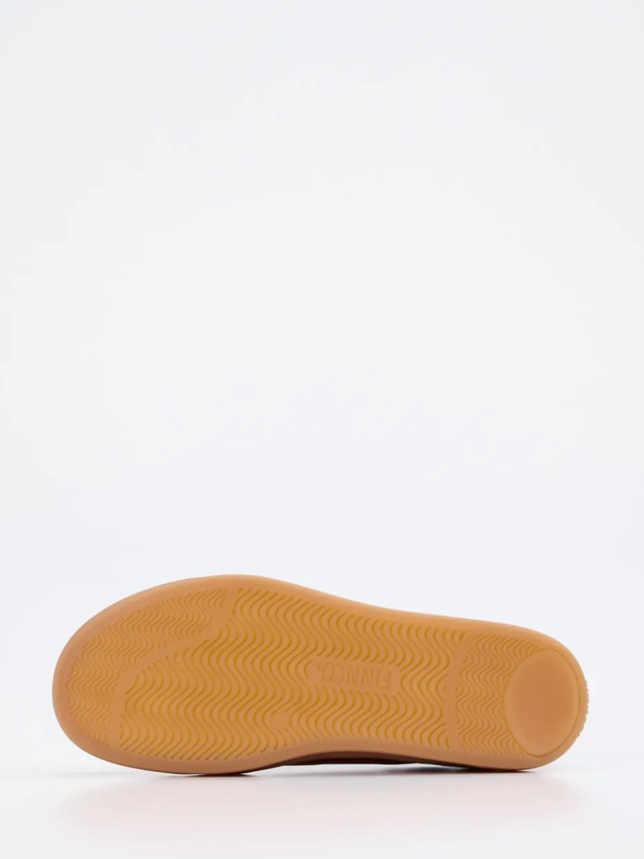 – Sneaker aus Kalbleder in Signal*Finn Comfort Sale