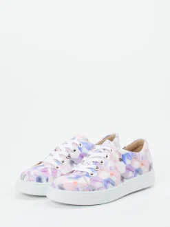 Damen Finn Comfort – Sneaker aus geprägtem Leder Rosé-color