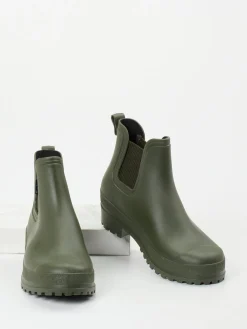 – Gummistiefelette aus Synthetik in Oliv*Fischer Outlet