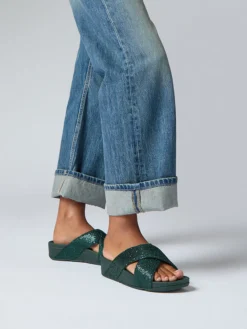 – Komfort-Pantolette aus Metallicleder*FitFlop New