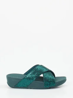 – Komfort-Pantolette aus Metallicleder*FitFlop New