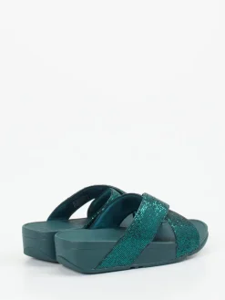 – Komfort-Pantolette aus Metallicleder*FitFlop New