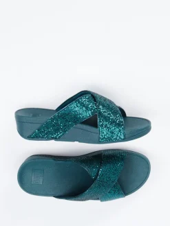 – Komfort-Pantolette aus Metallicleder*FitFlop New