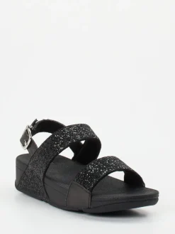 – Komfort-Sandale aus Textil glitzernd*FitFlop